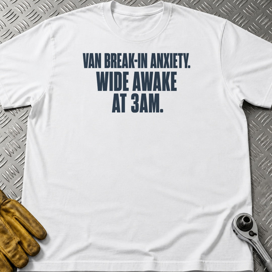 Van Anxiety t-shirt flat lay
