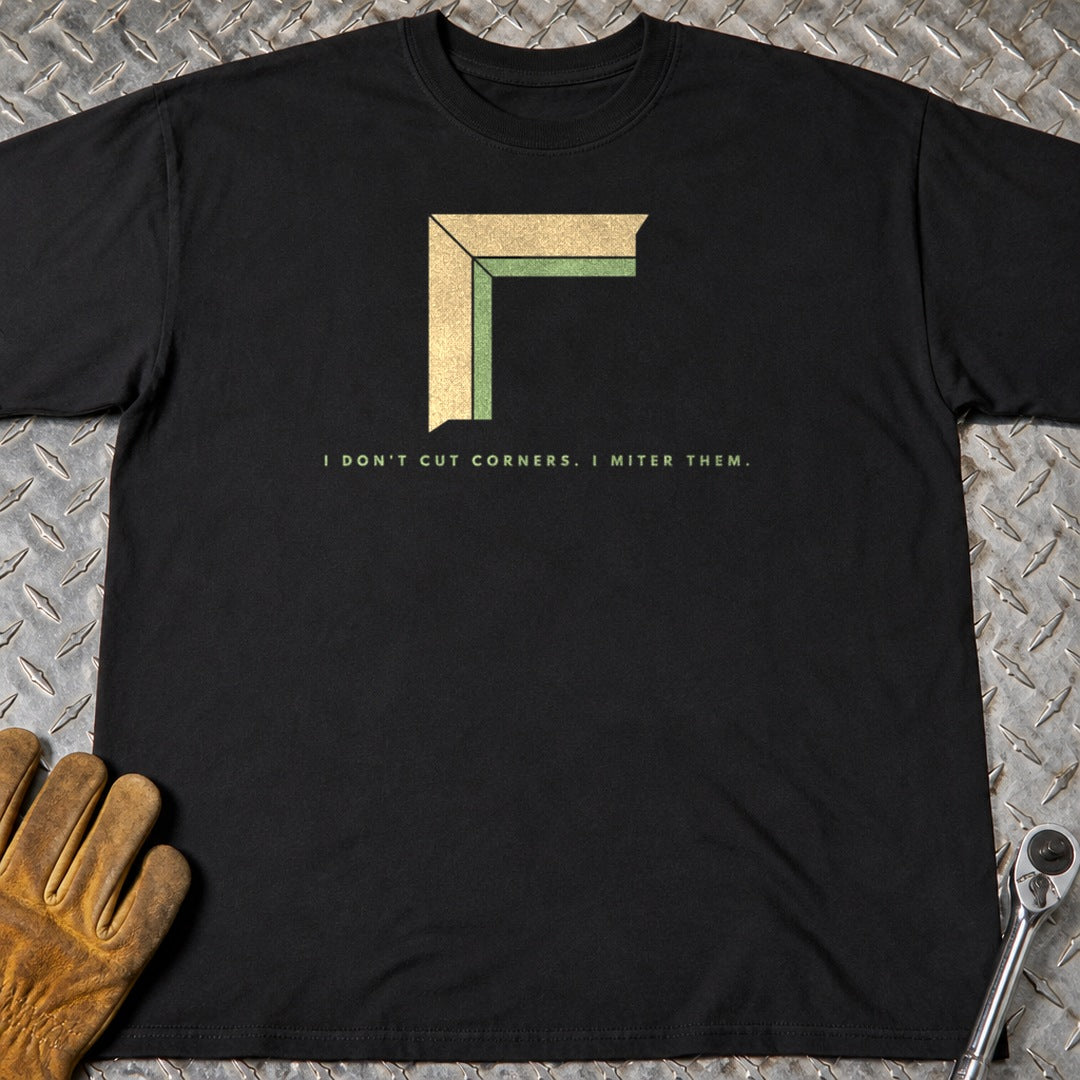 Cut Corners t-shirt flat lay