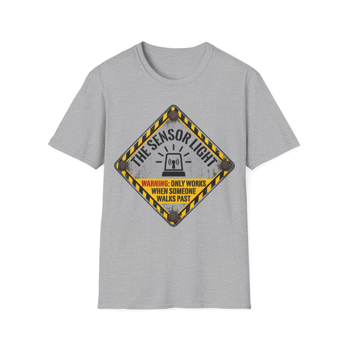 Sensor Light funny UK trade t-shirt — Site Banter Co (product photo)