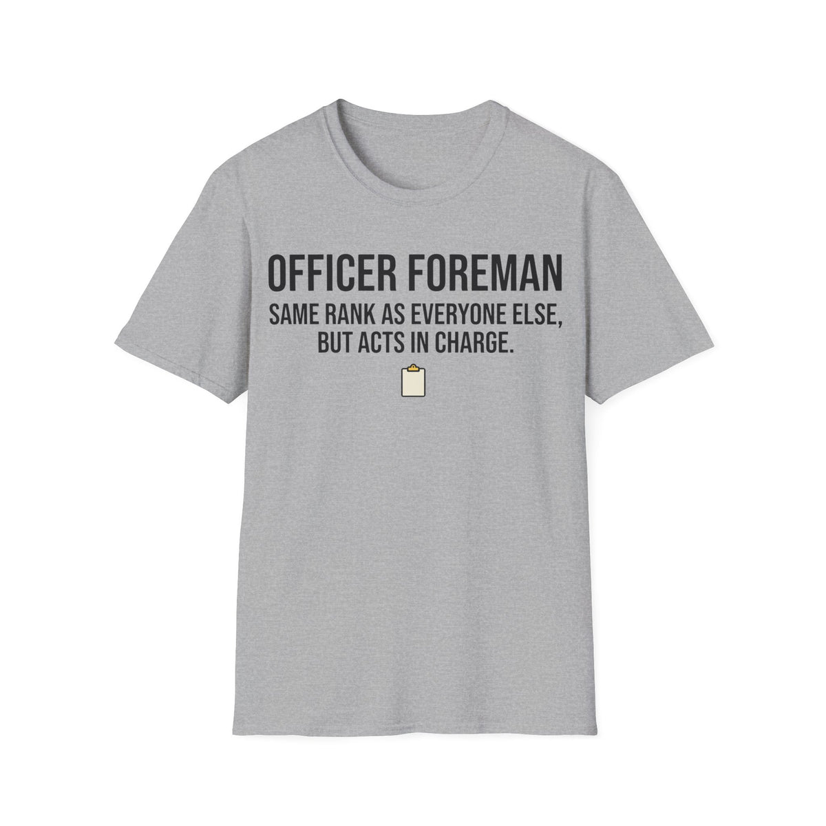 Office Forman funny UK trade t-shirt — Site Banter Co (product photo)