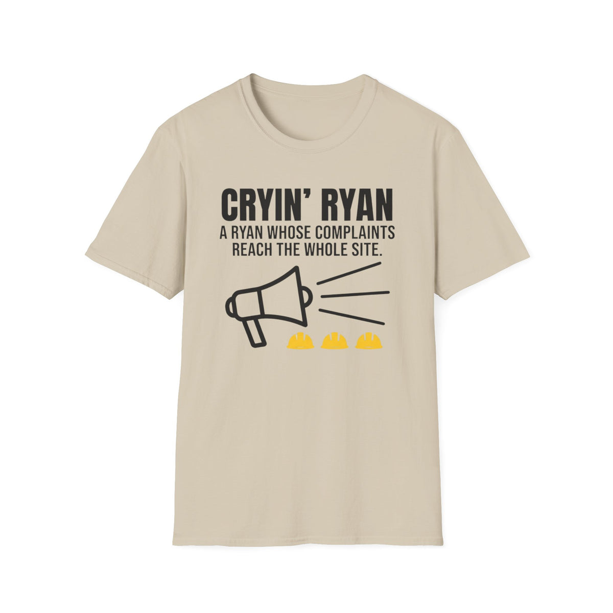Cryin' Ryan funny UK trade t-shirt — Site Banter Co (product photo)