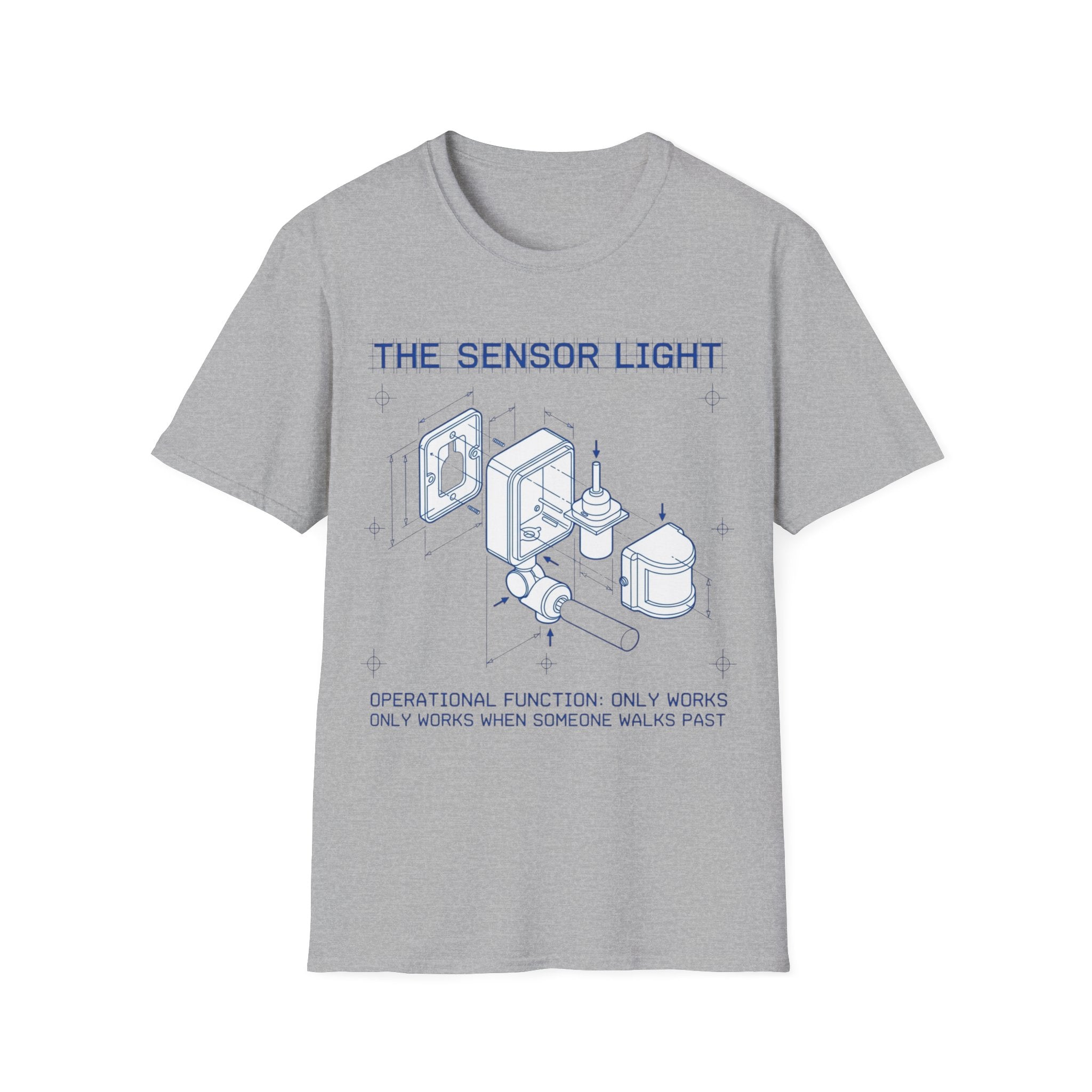 Sensor Light funny UK trade t-shirt — Site Banter Co (product photo)
