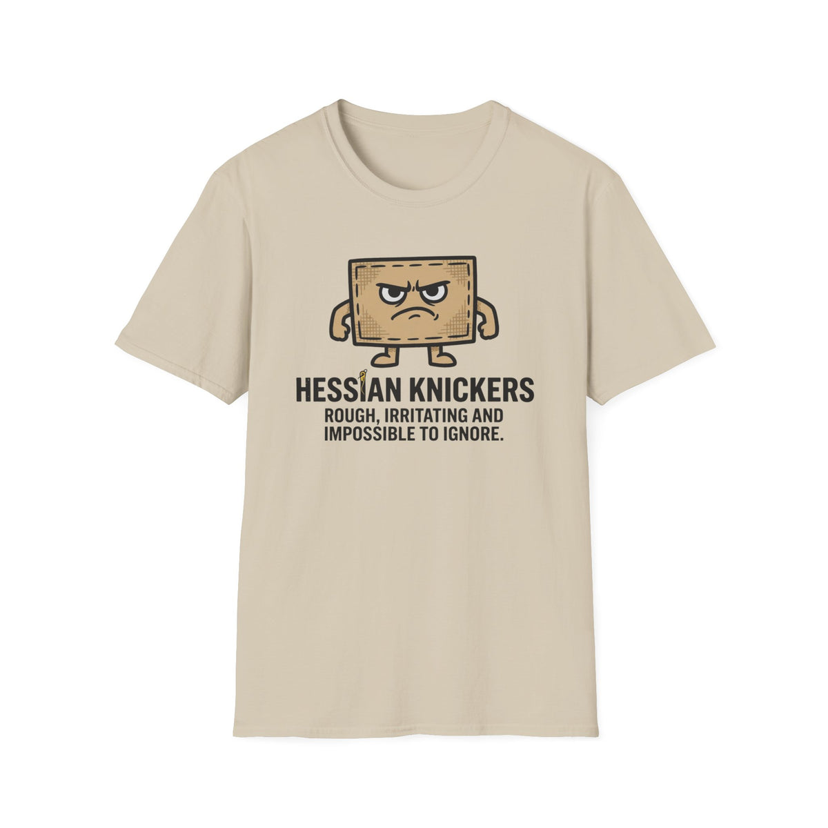 Hessian Knickers funny UK trade t-shirt — Site Banter Co (product photo)