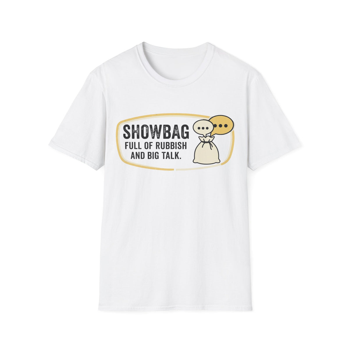 Show Bag funny UK trade t-shirt — Site Banter Co