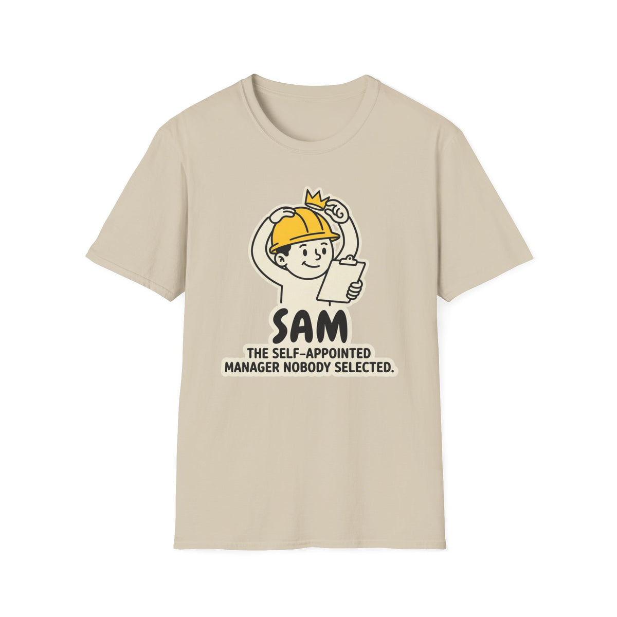 SAM funny UK trade t-shirt — Site Banter Co (product photo)