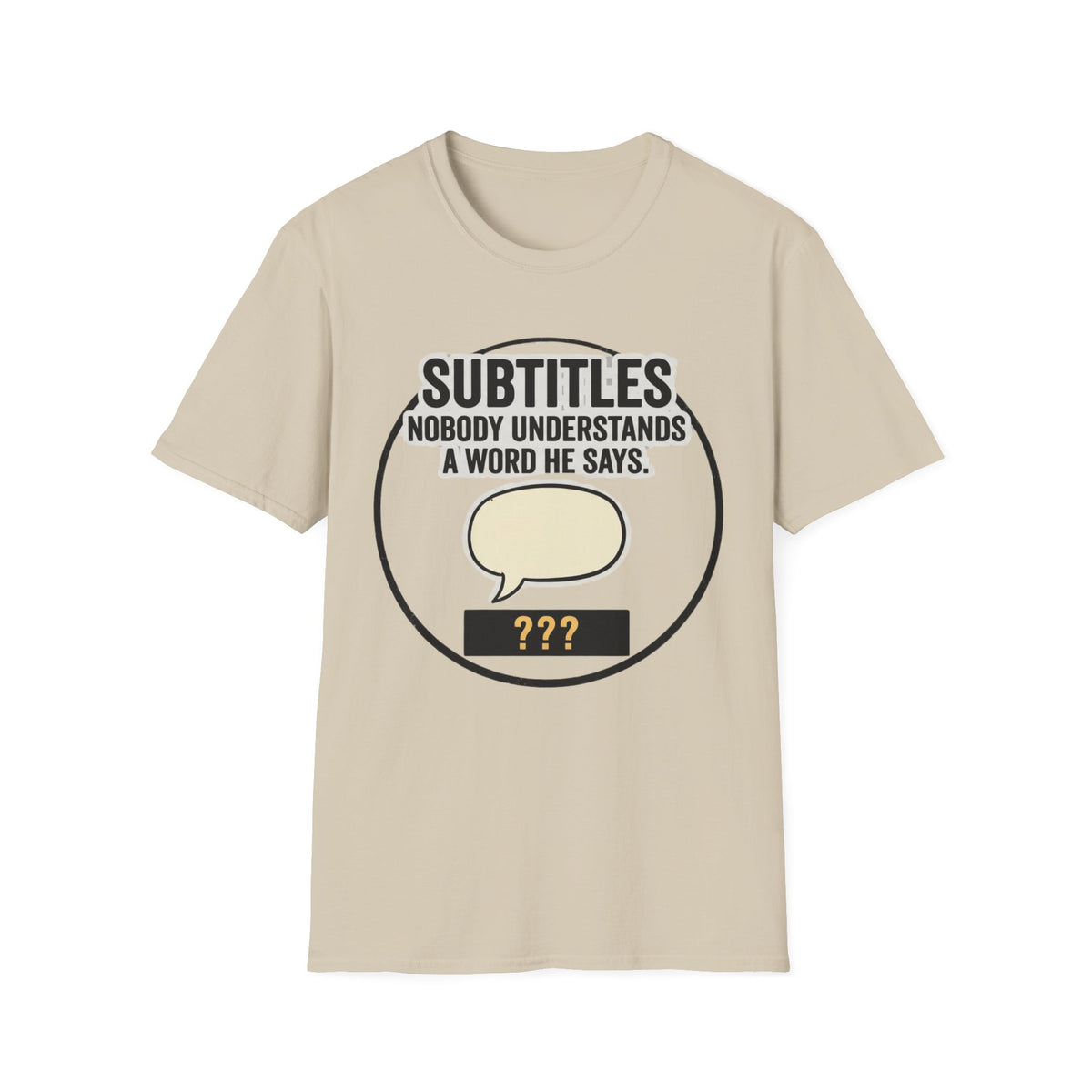 Subtitles funny UK trade t-shirt design — you need a translator just to understand the job update — Site Banter Co