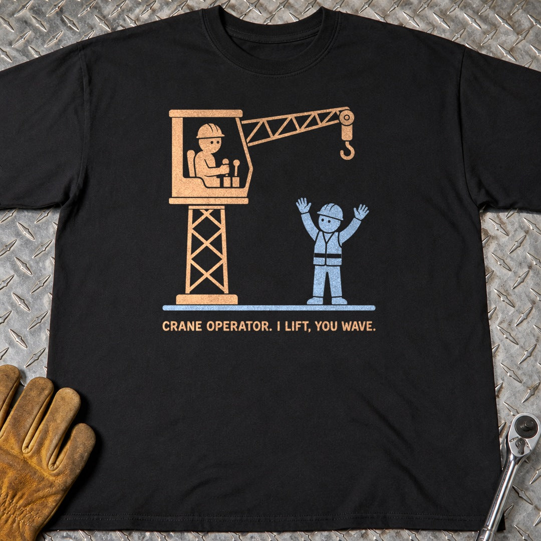 Lift And Wave t-shirt flat lay