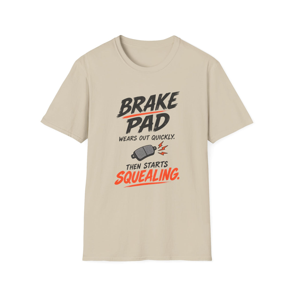 Brake Pad funny UK trade t-shirt — Site Banter Co (product photo)