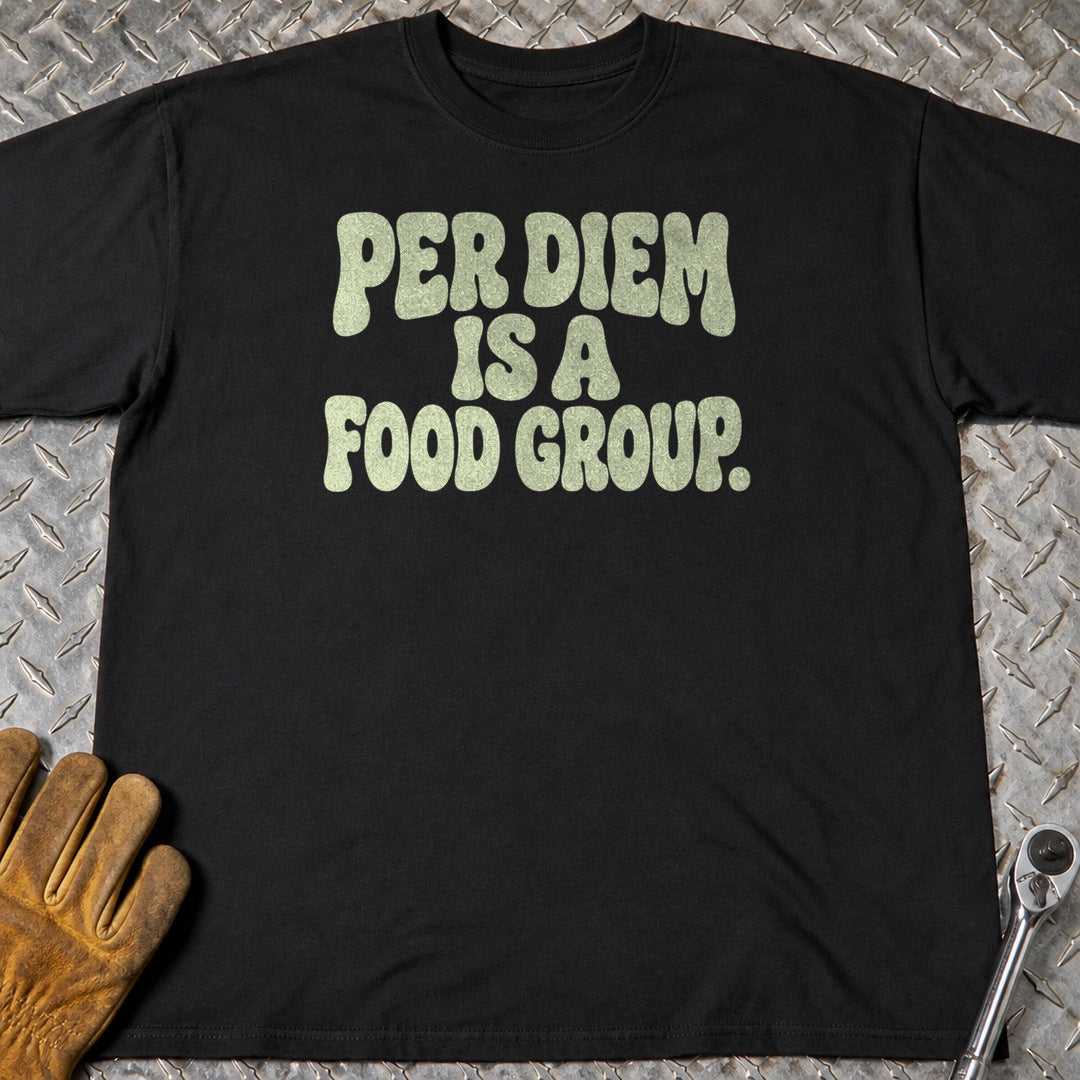 Per Diem t-shirt flat lay
