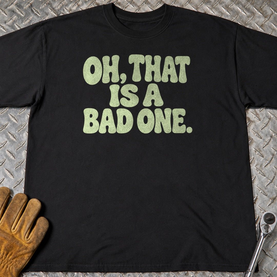 Bad One t-shirt flat lay
