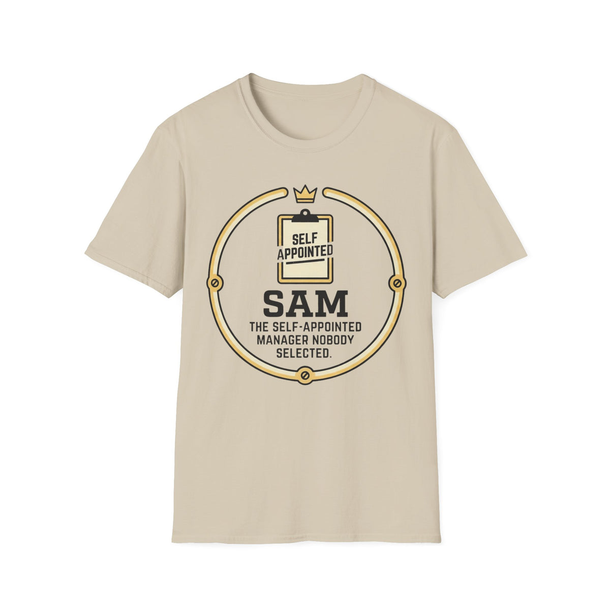 Sunshine funny UK trade t-shirt design — grey clouds follow him from the van to the site and back — Site Banter Co