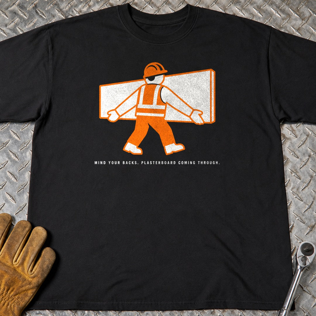 Mind Your Backs t-shirt flat lay
