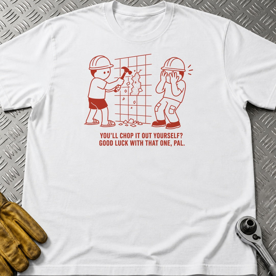 Good Luck Pal t-shirt flat lay