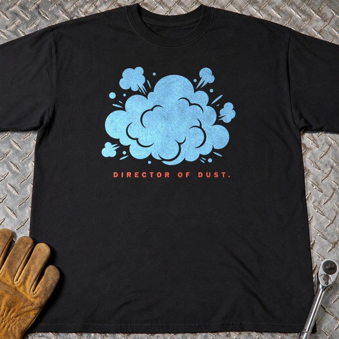 Director Of Dust t-shirt flat lay