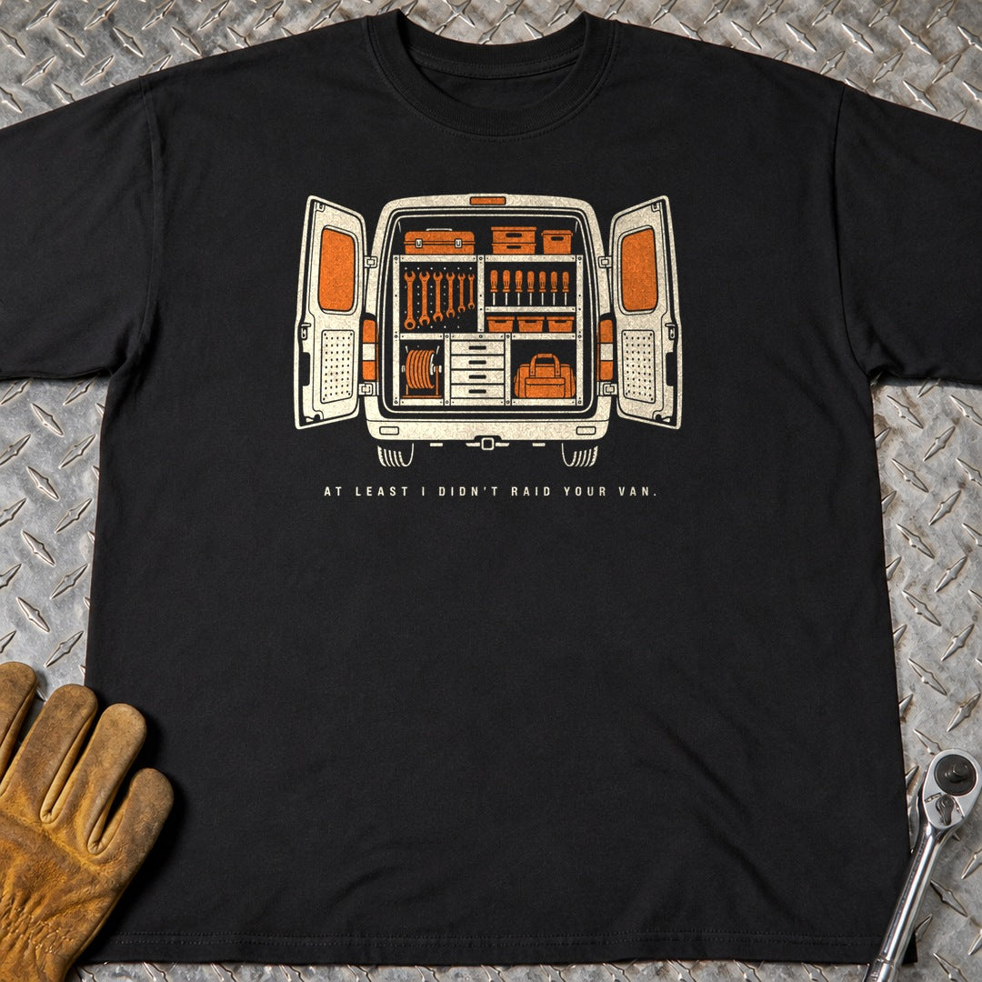 Didn't Raid It t-shirt flat lay