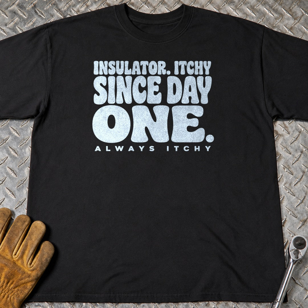 Always Itchy t-shirt flat lay