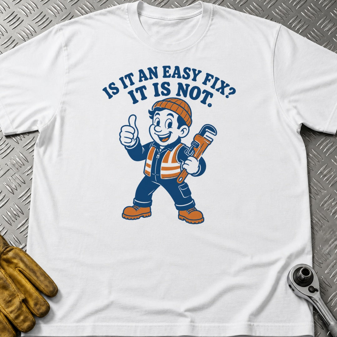 Easy Fix t-shirt flat lay