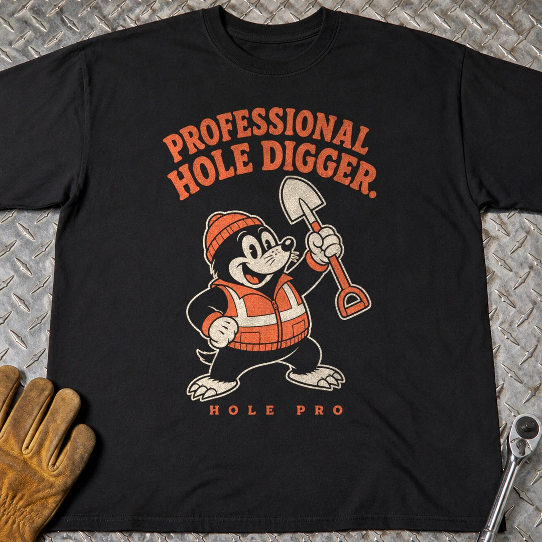 Hole Pro t-shirt flat lay