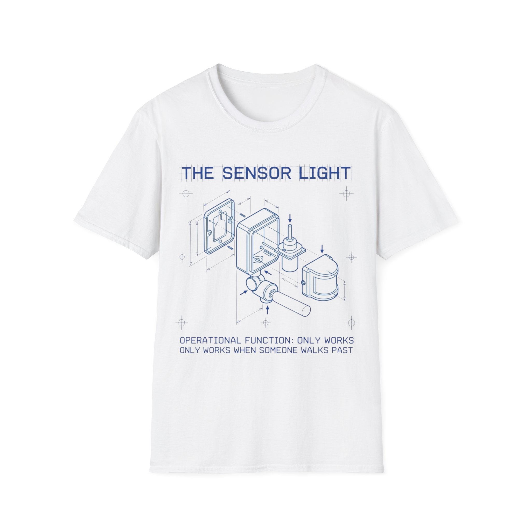 Sensor Light funny UK trade t-shirt — Site Banter Co