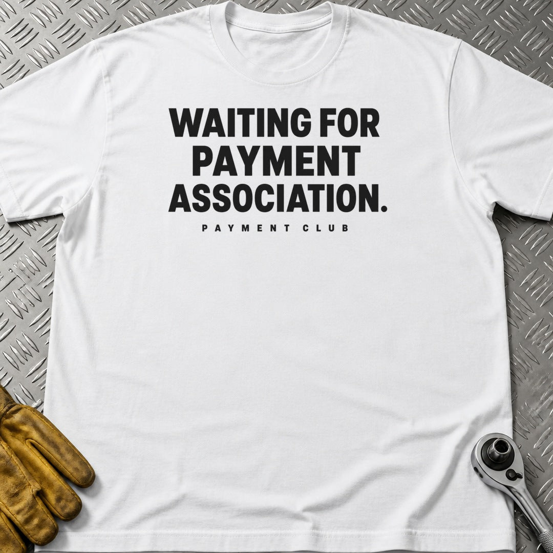 Payment Club t-shirt flat lay
