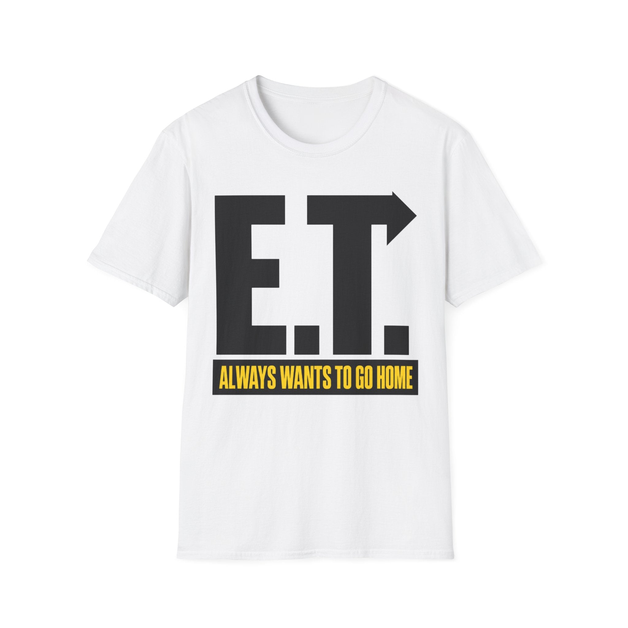 ET funny UK trade t-shirt design — physically on site, mentally already back in the van — Site Banter Co