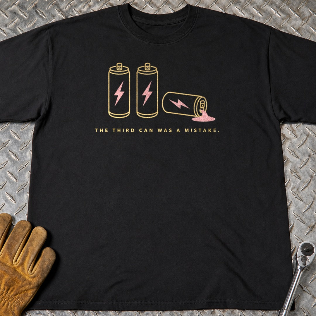 Third Can t-shirt flat lay
