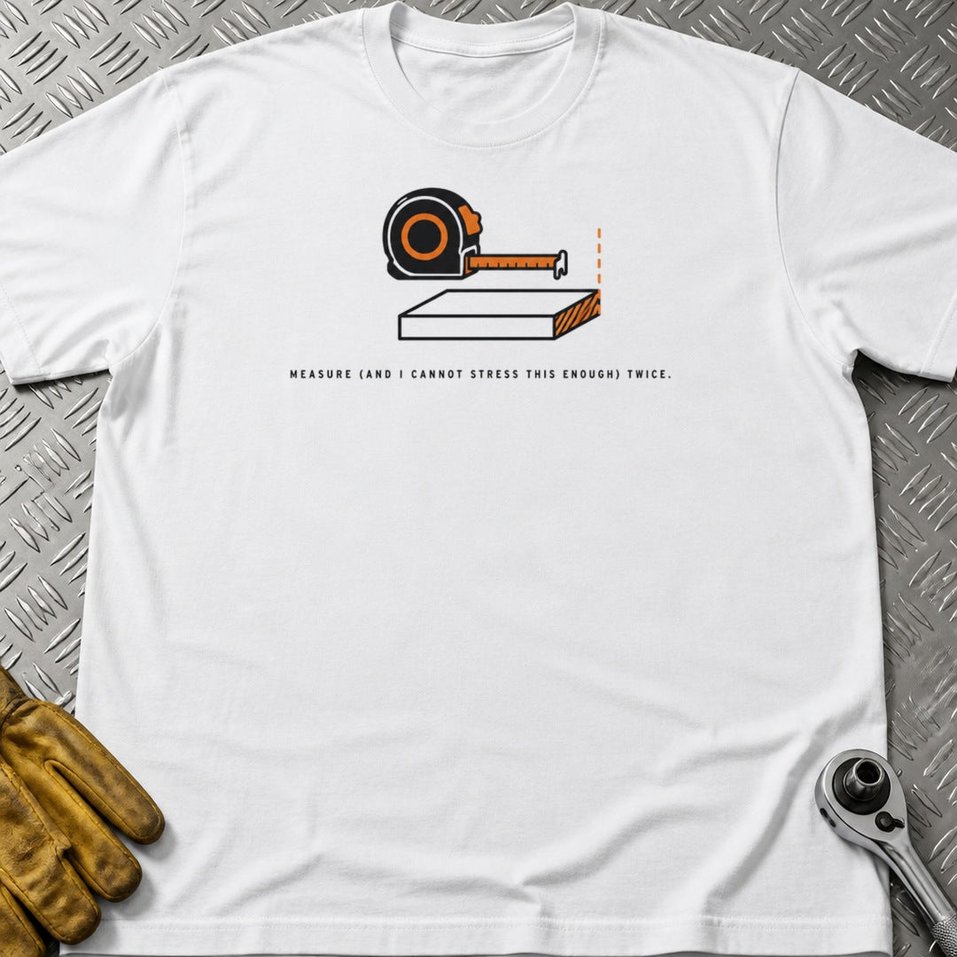 Stress Twice t-shirt flat lay