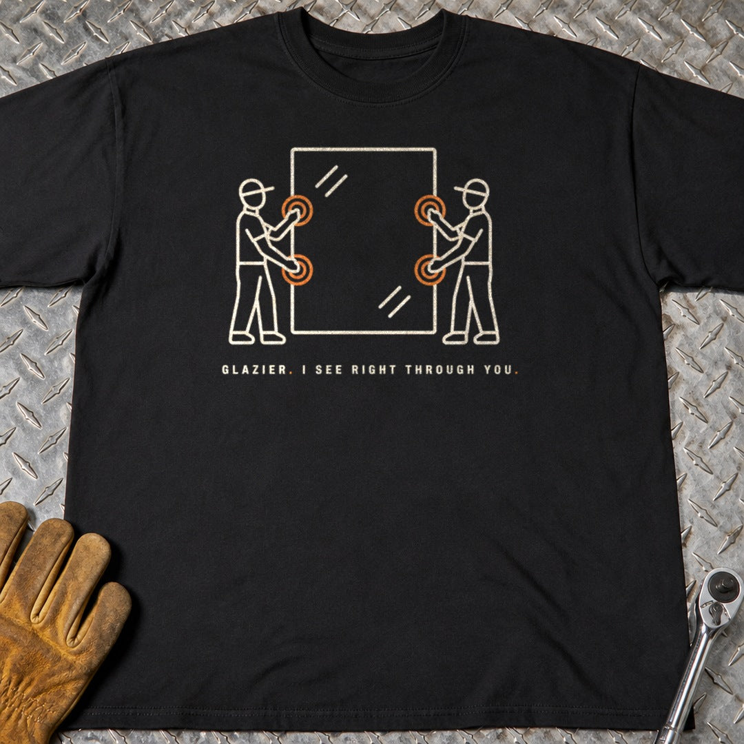 See Through You t-shirt flat lay