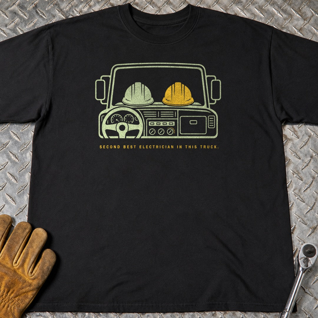 Second In Truck t-shirt flat lay