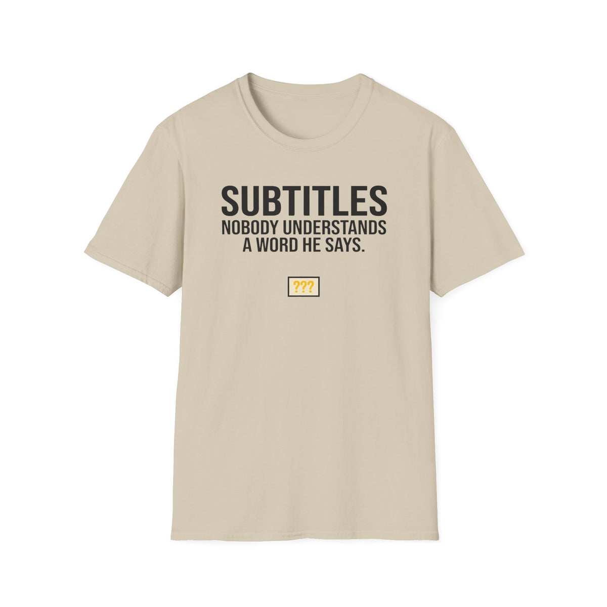 Subtitles funny UK trade t-shirt design — technically speaking English, practically speaking in code — Site Banter Co
