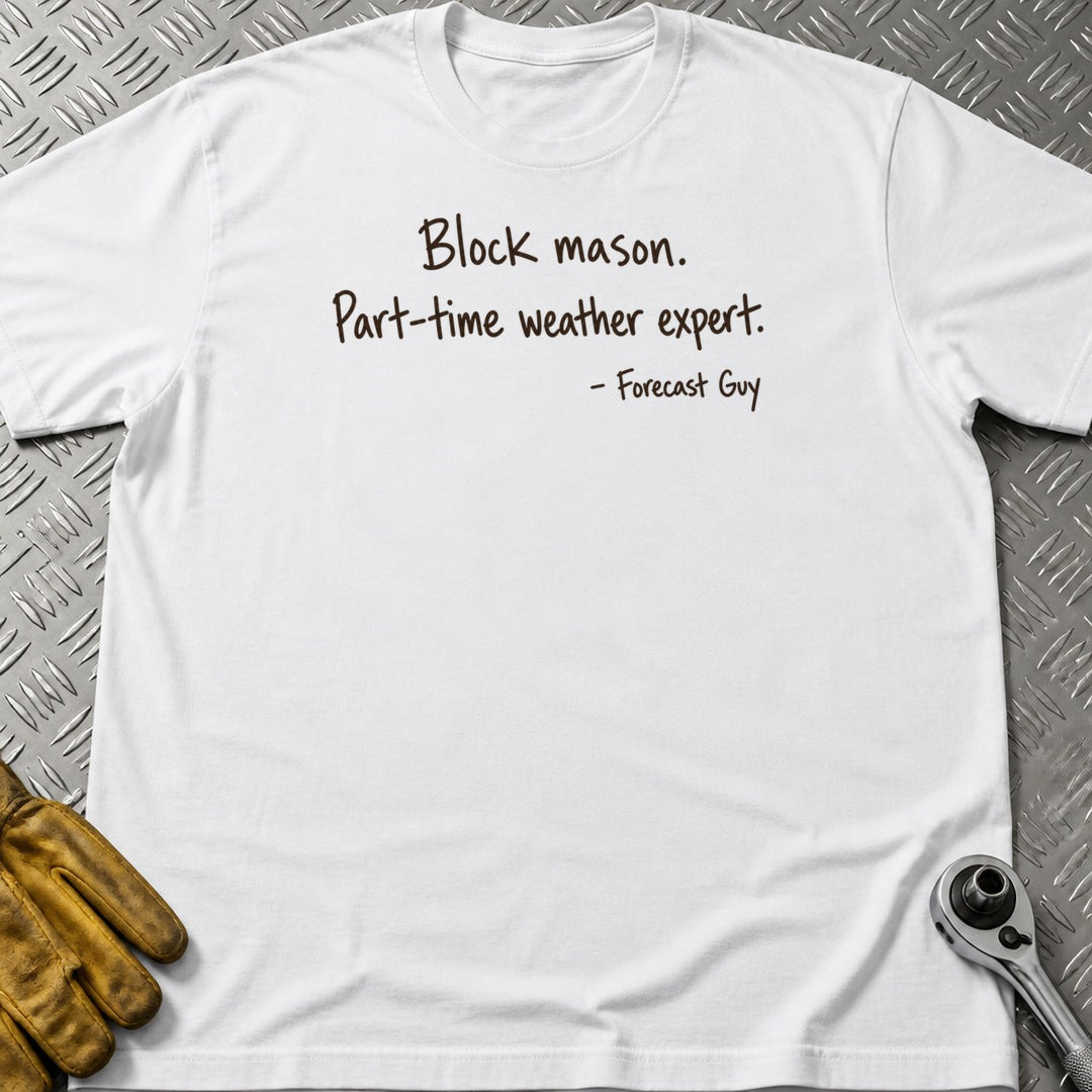 Forecast Guy t-shirt flat lay