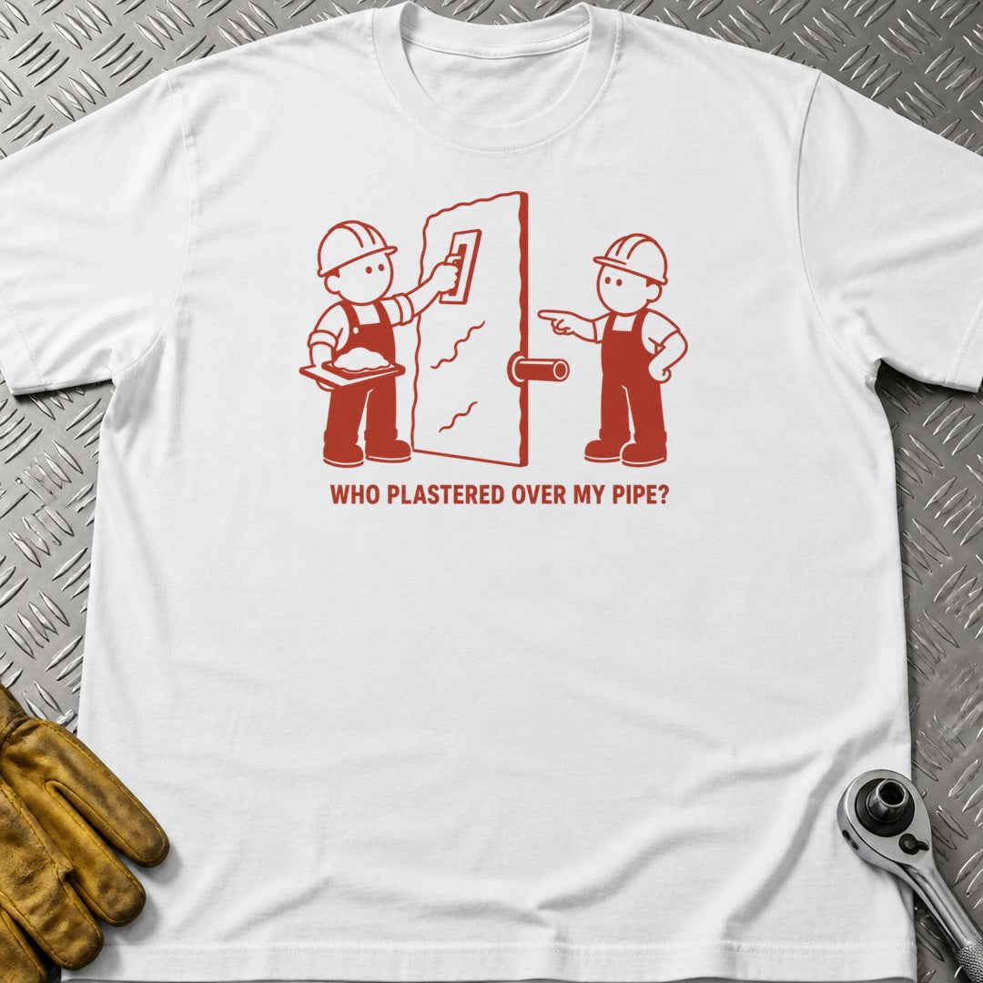 Pipe Plastered t-shirt flat lay