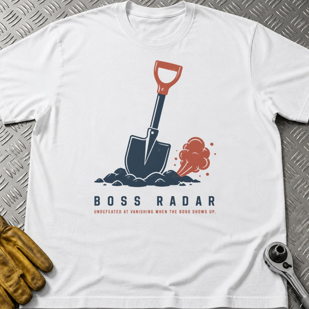 Boss Radar t-shirt flat lay