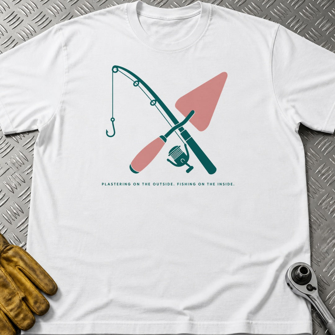 Fishing Inside t-shirt flat lay