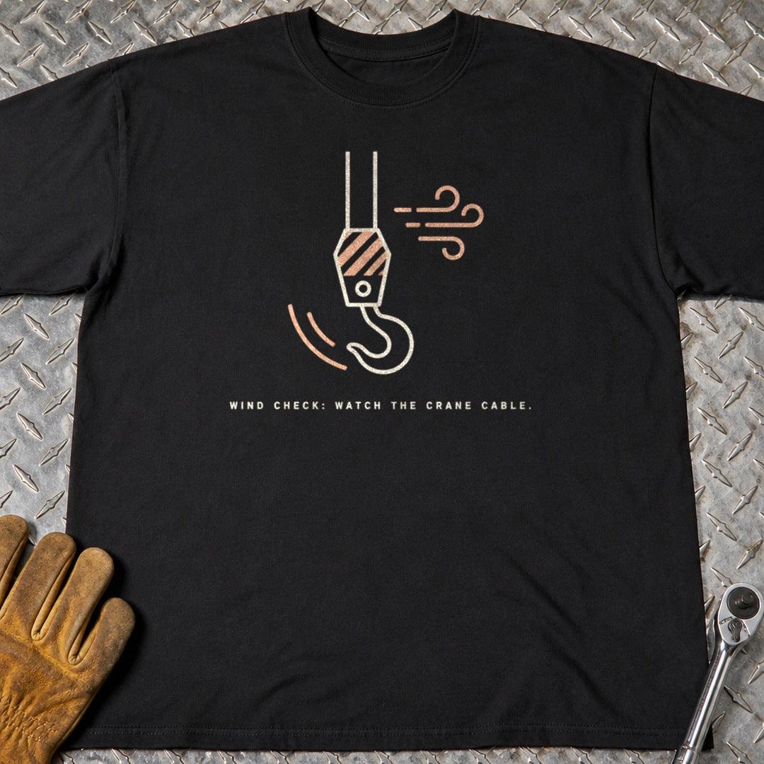 Watch The Cable t-shirt flat lay