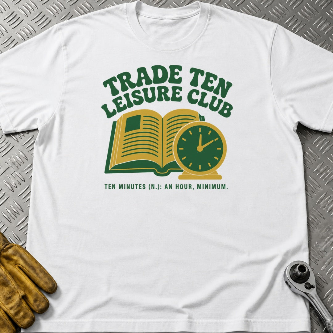Trade Ten t-shirt flat lay