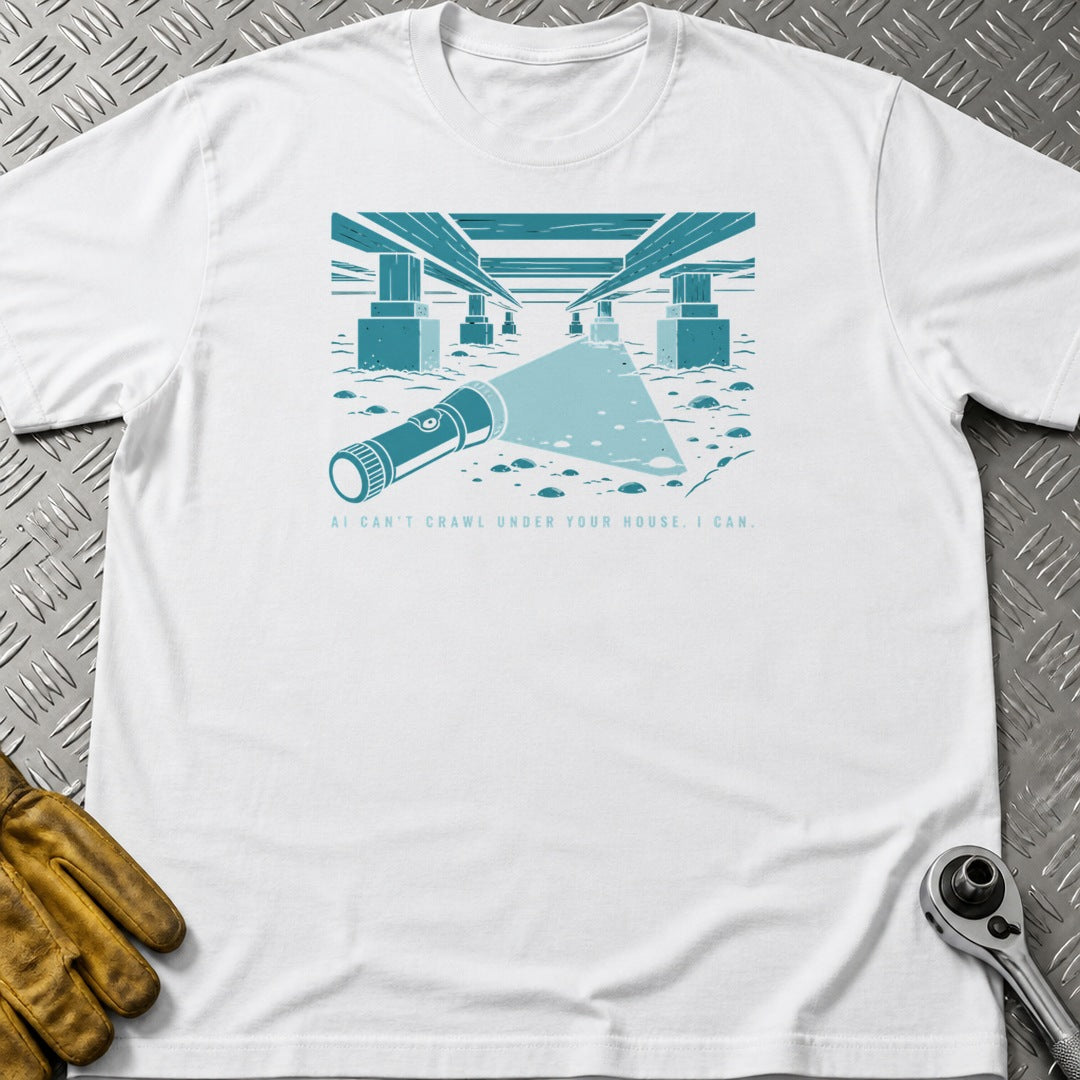 Crawl Under t-shirt flat lay