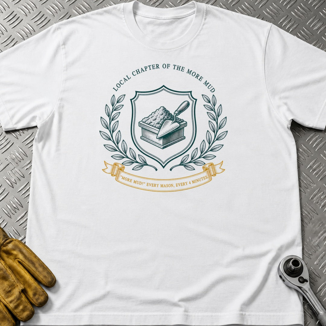 More Mud t-shirt flat lay