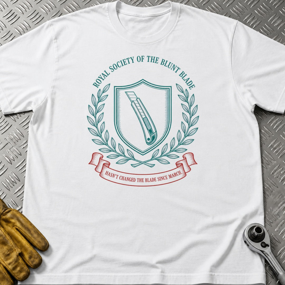 Blunt Blade t-shirt flat lay