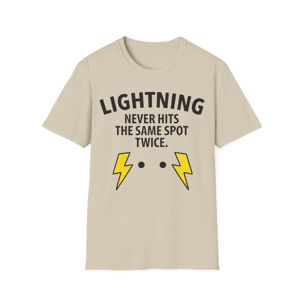 Lightning funny UK trade t-shirt design — starts every job with everything, finishes almost none of them — Site Banter Co