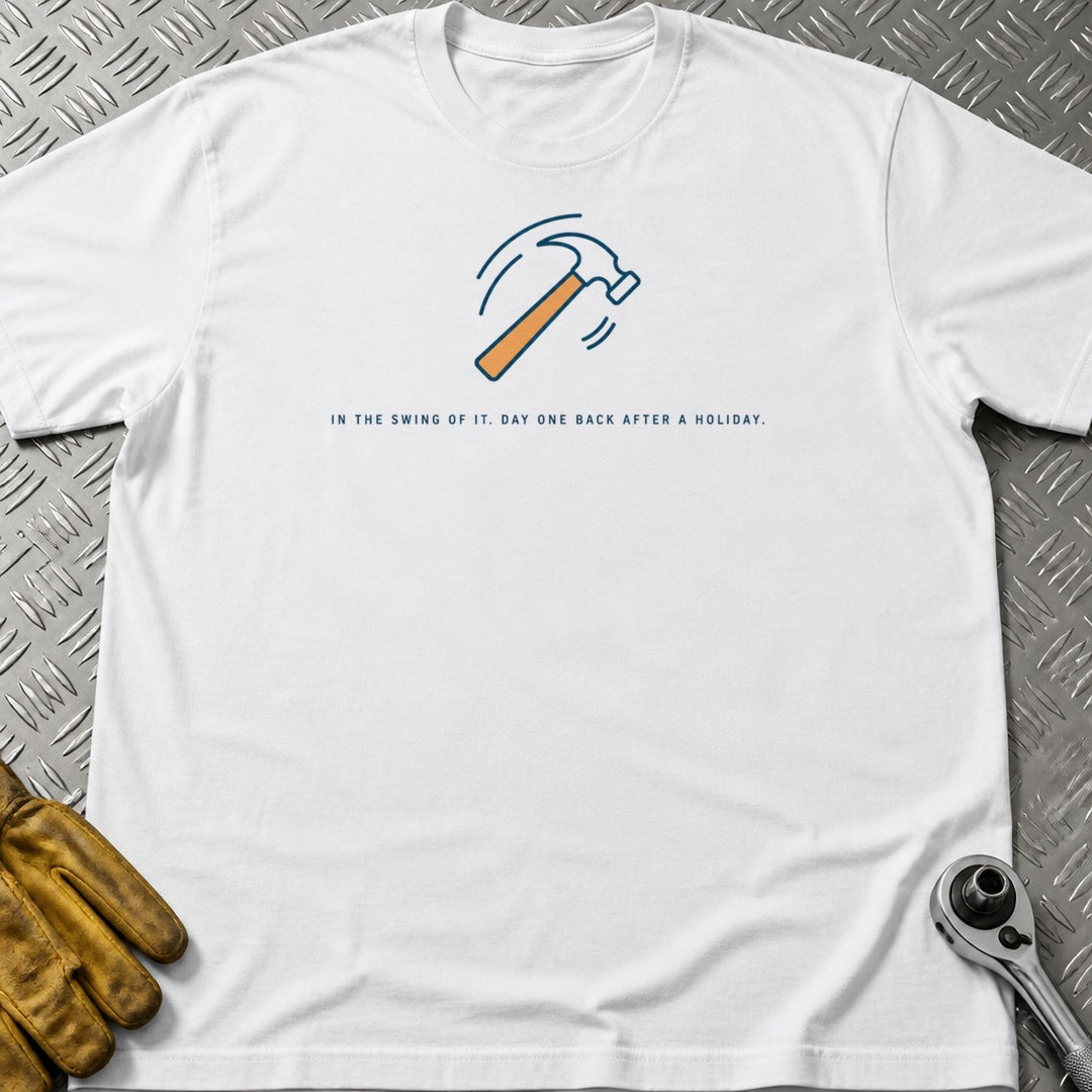 Swing Of It t-shirt flat lay