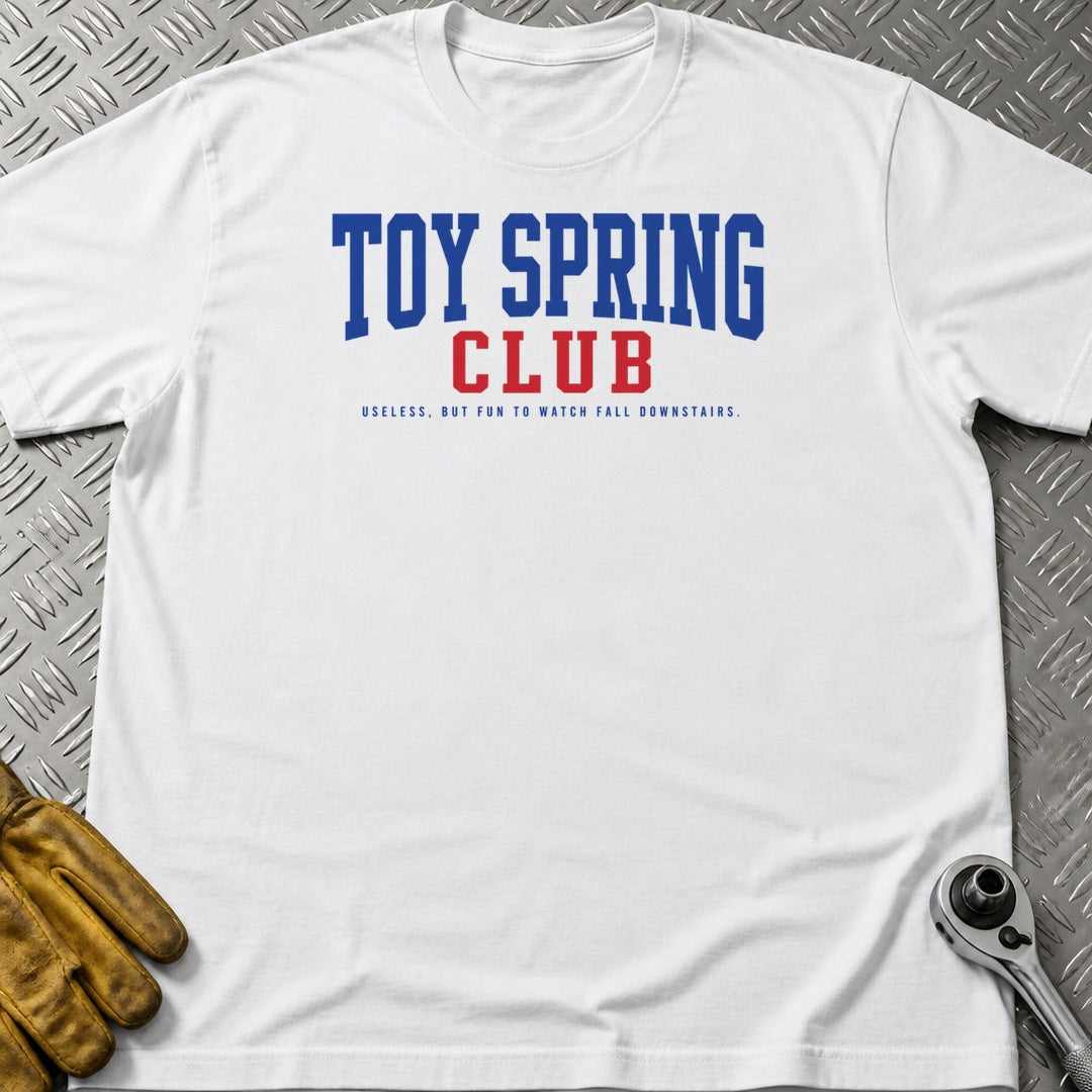 Toy Spring t-shirt flat lay