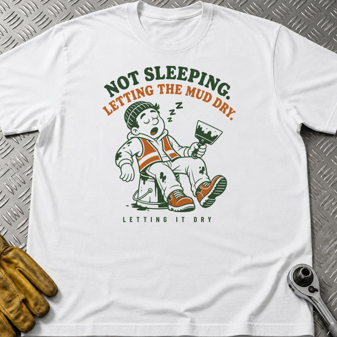 Letting It Dry t-shirt flat lay