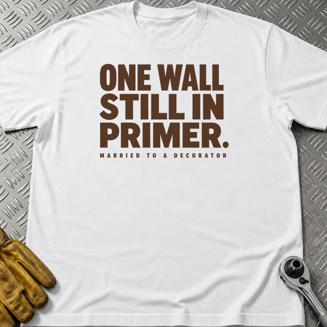 Painter Spouse t-shirt flat lay