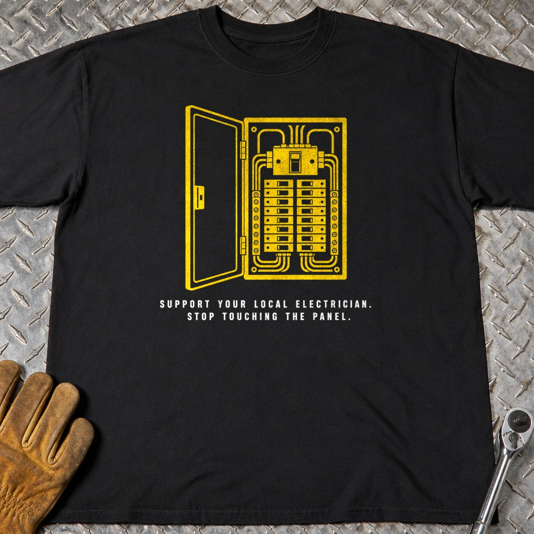 Panel Support t-shirt flat lay