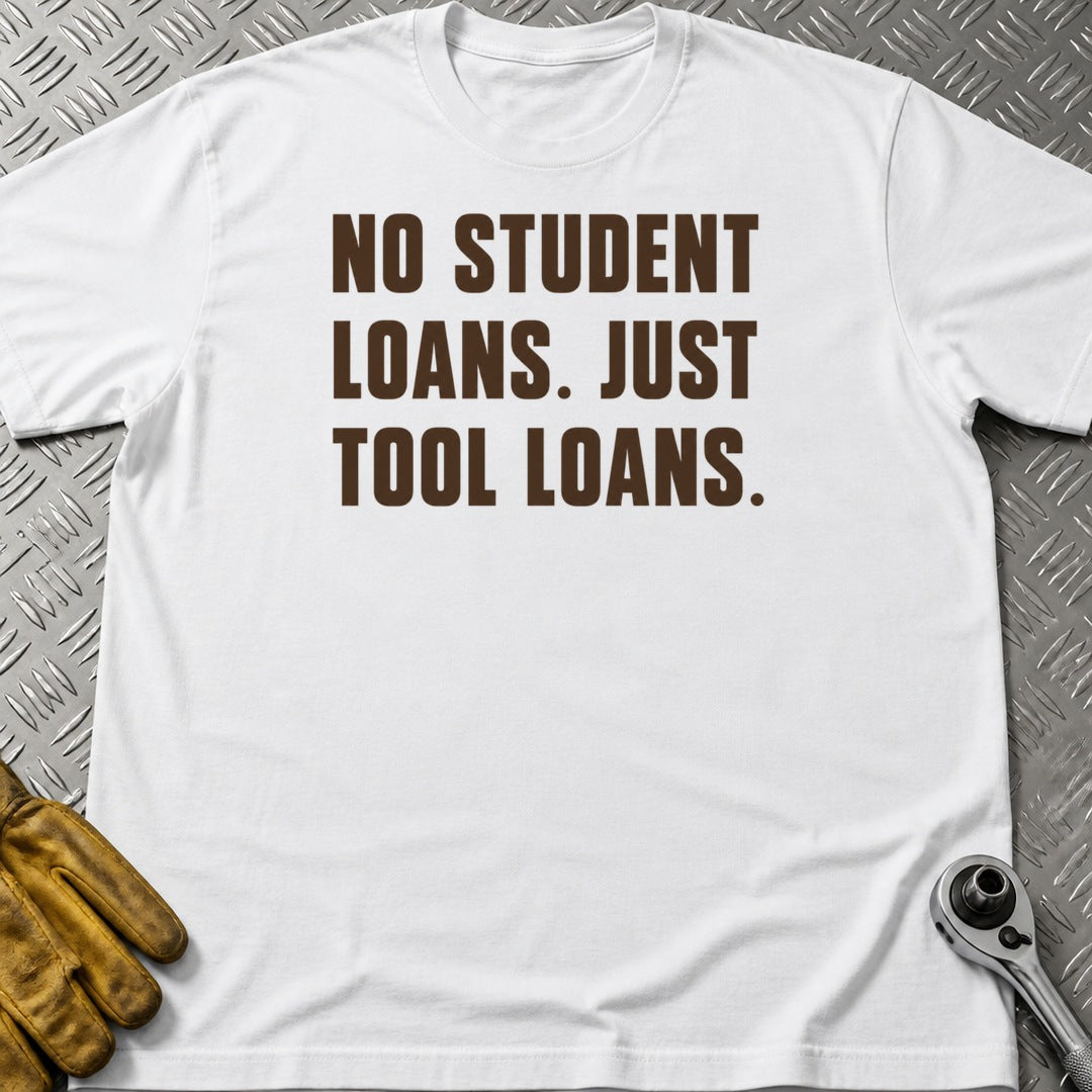 Tool Loans t-shirt flat lay