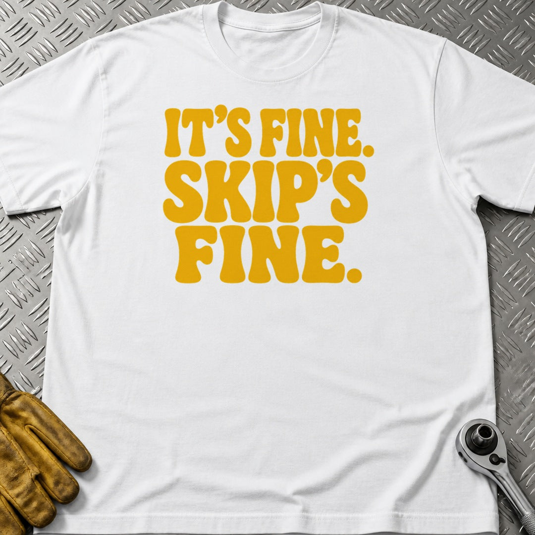 Fine Skip t-shirt flat lay