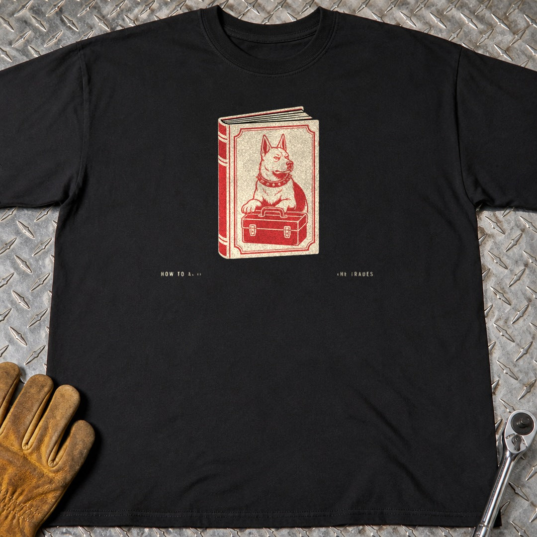 Avoid The Dog t-shirt flat lay