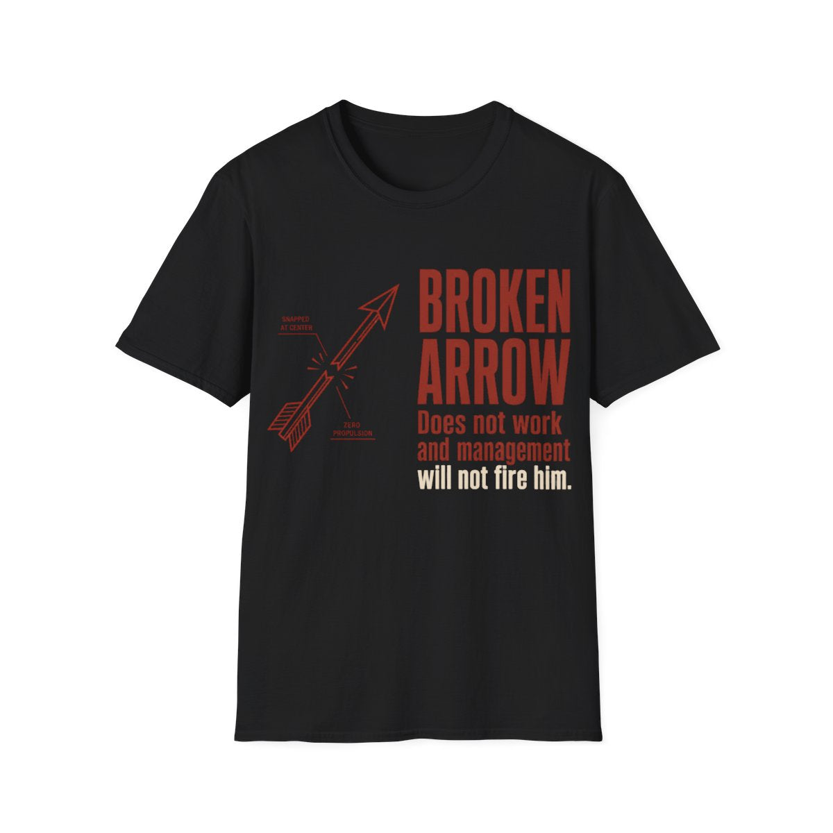 Broken Arrow T-shirt in Black