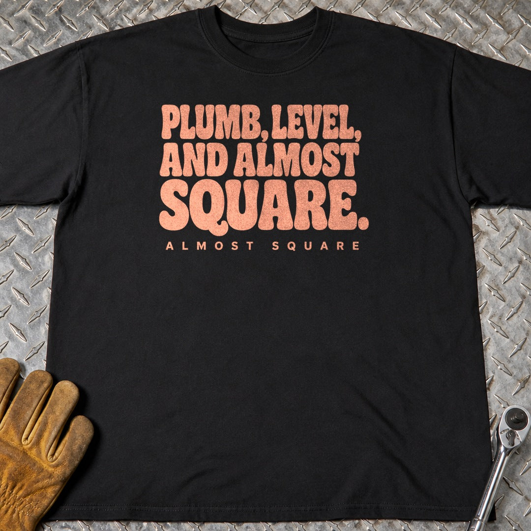 Almost Square t-shirt flat lay